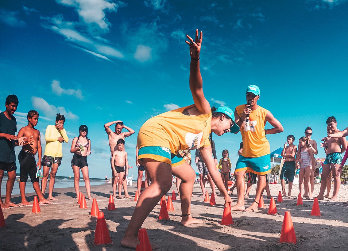 Atividades esportivas dos postos fixos do Verão Maior Paraná