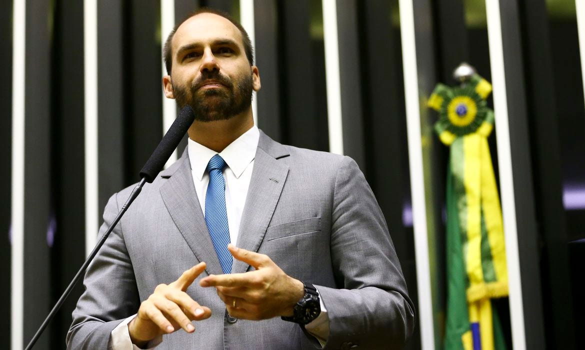 O deputado Eduardo Bolsonaro