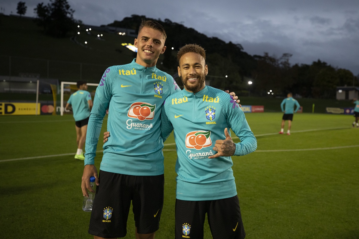 Luan Patrick e Neymar