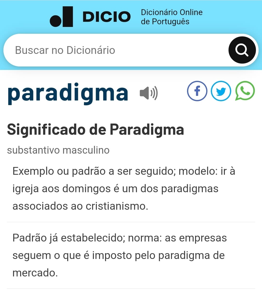 Relevância - Dicio, Dicionário Online de Português