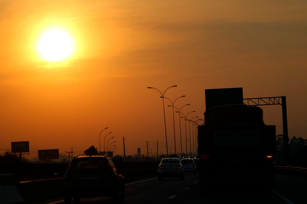 Onda de calor fora de época no Paraná (Foto: Franklin de Freitas)