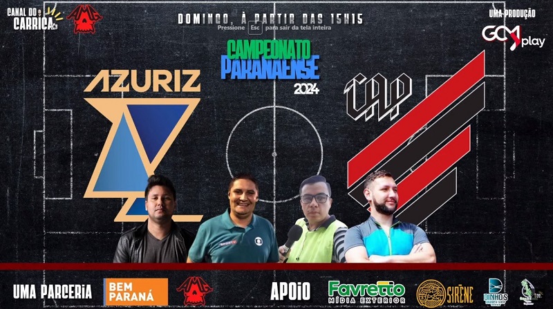 Azuriz x Athletico Paranaense - Paranaense 2024