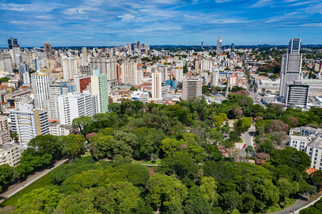 Vista aérea prédios em Curitiba. Foto_Daniel Castellano_ SMCS