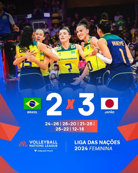 Brasil perde para o Japão