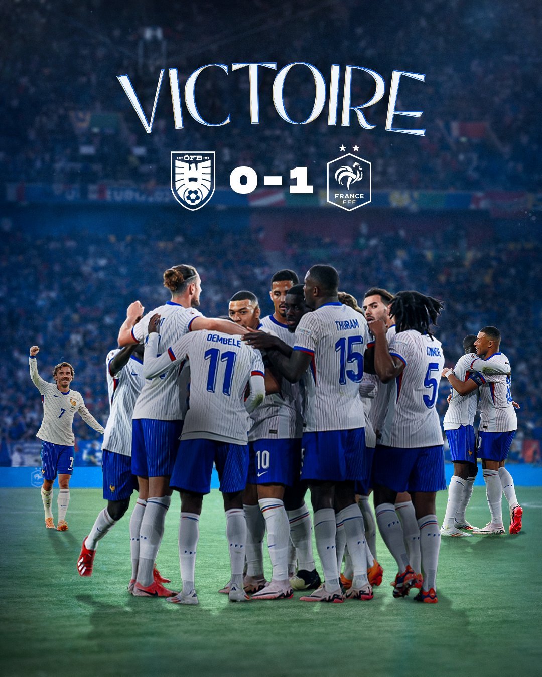 França 1x0 Áustria