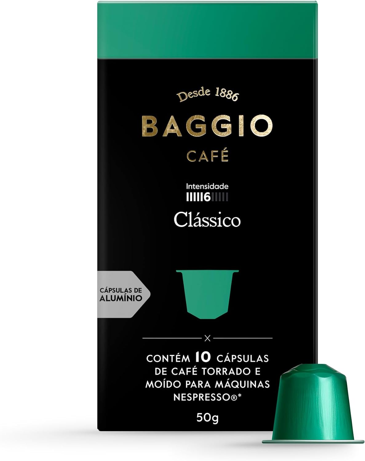 Baggio Café Cápsulas De Café Clássico Compatível Com Nespresso Contém 10 Cápsulas