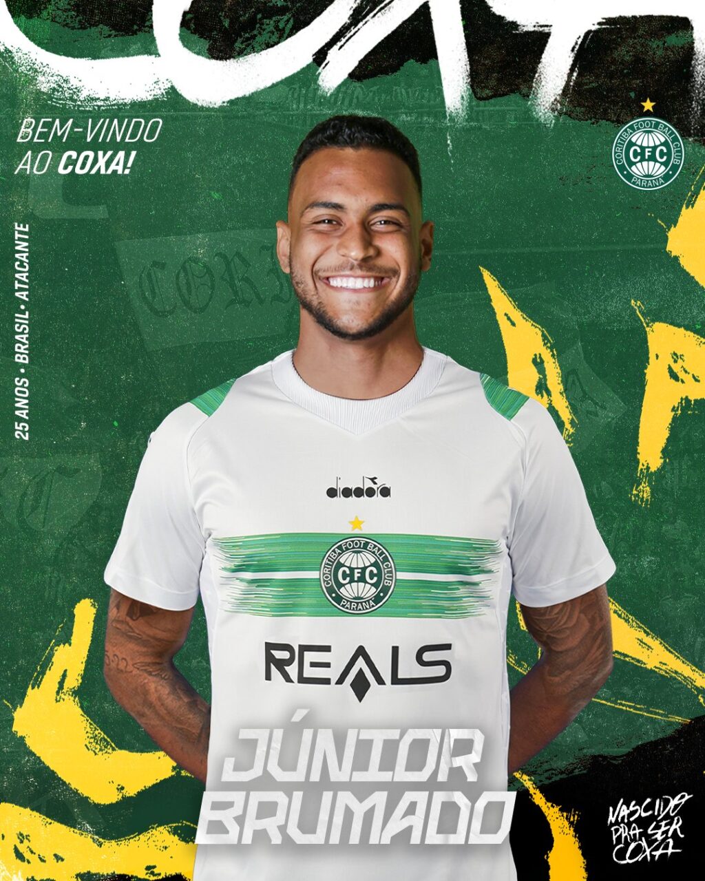 Coritiba anuncia Junior Brumado