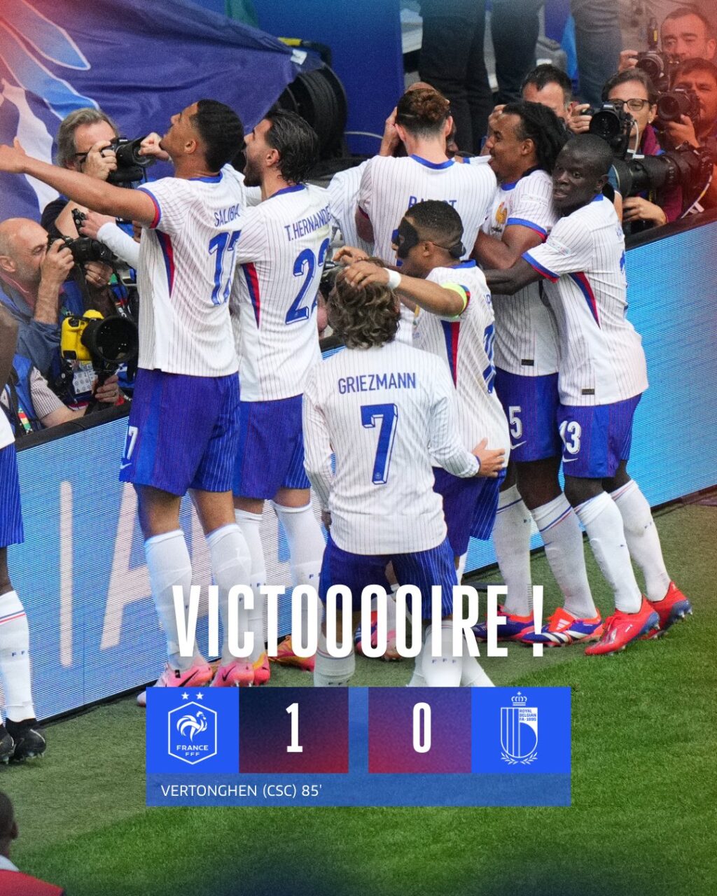 França vence a Bélgica