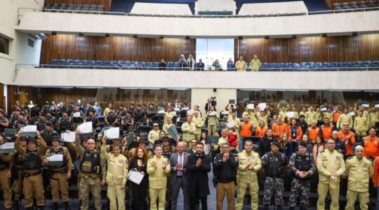 bombeiros e policiais