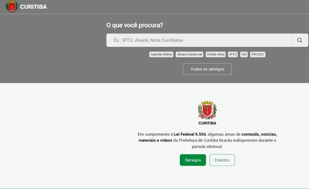 prefeitura site oficial lei