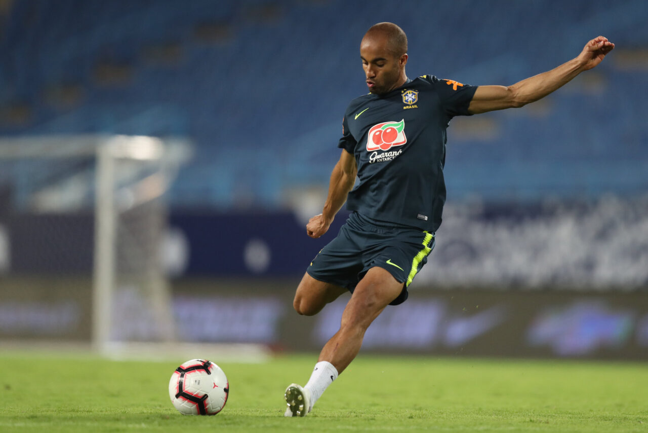 Lucas Moura: seleção brasileira em Curitiba