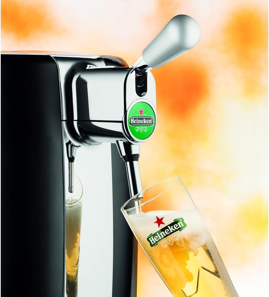 Chopeira Elétrica Krups, compativel com barril Heineken, 5 Litros, Preta, B101, 220V