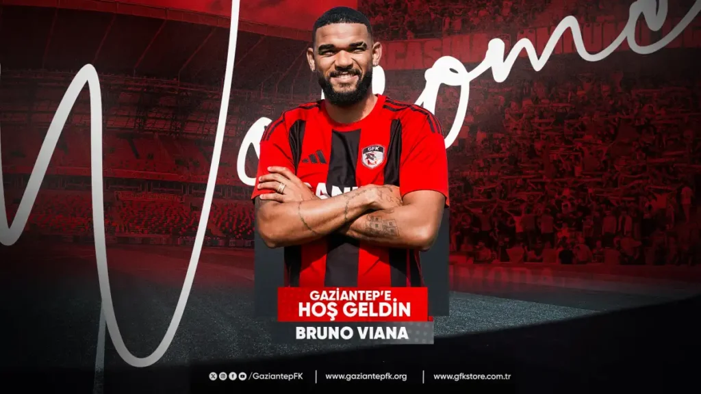 Bruno Viana apresentado pelo Gaziantep FK