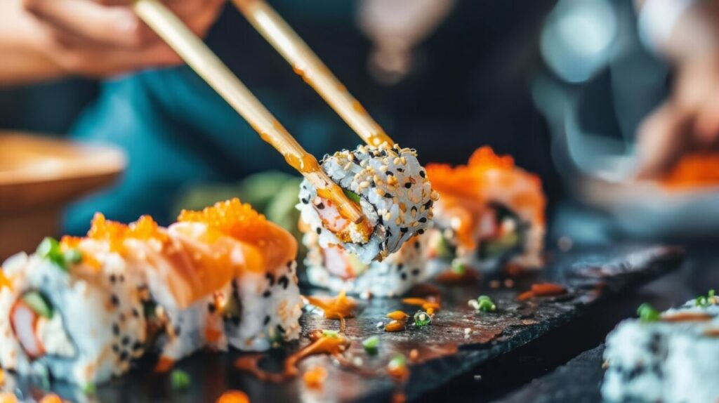 em-close-up-uma-pessoa-a-comer-sushi_23-2151345051