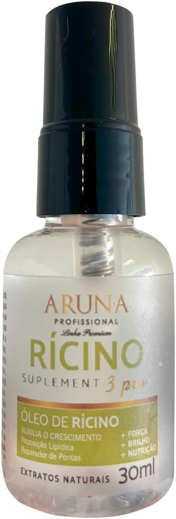 Aruna Óleo de Rícino – 30ml: Ação Antiqueda