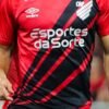 Camisa do Athletico com o patrocínio da Esportes da Sorte