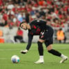 Athletico e Criciúma: o goleiro Mycael, do Athletico Paranaense