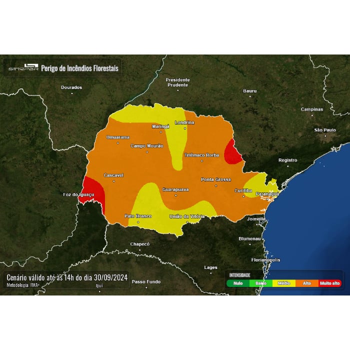 mapa de risco incendio