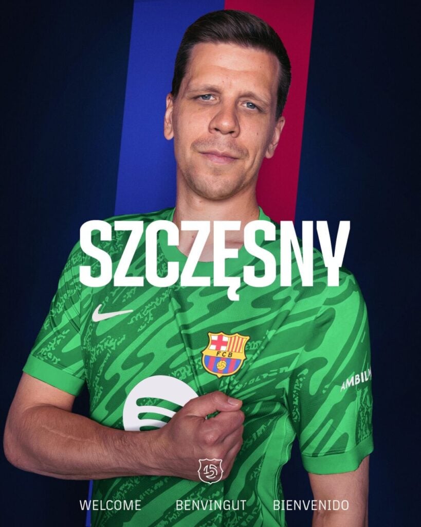 Barcelona apresenta o goleiro Szczesny