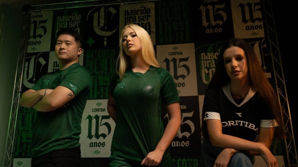 As novas camisas do Coritiba