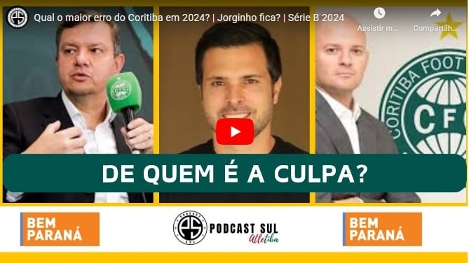 Coritiba no Direto da Redação Podcast Sul