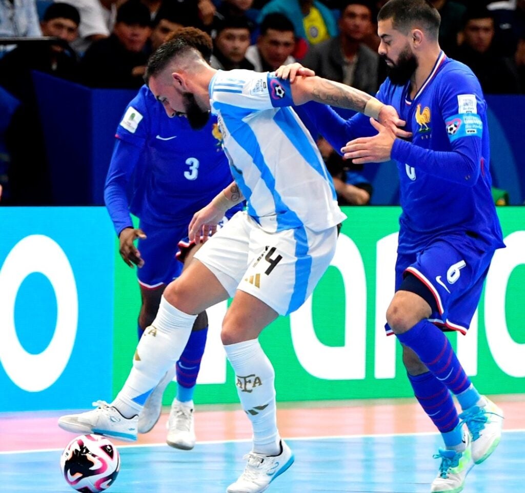 Argentina x França no futsal