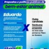 bem estar animal comparação de propostas plano de governo