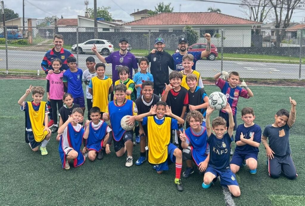 Turma da Escolinha de Futebol do GDA